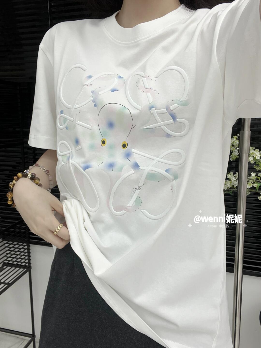 LuxluxHouse Best Quality Clothes T-shirt Loewe