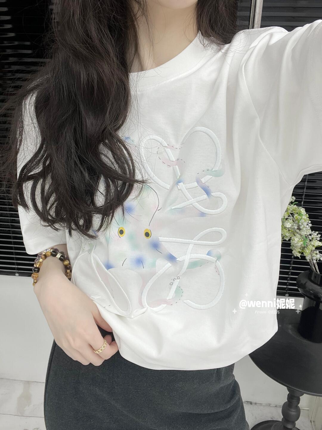 LuxluxHouse Best Quality Clothes T-shirt Loewe