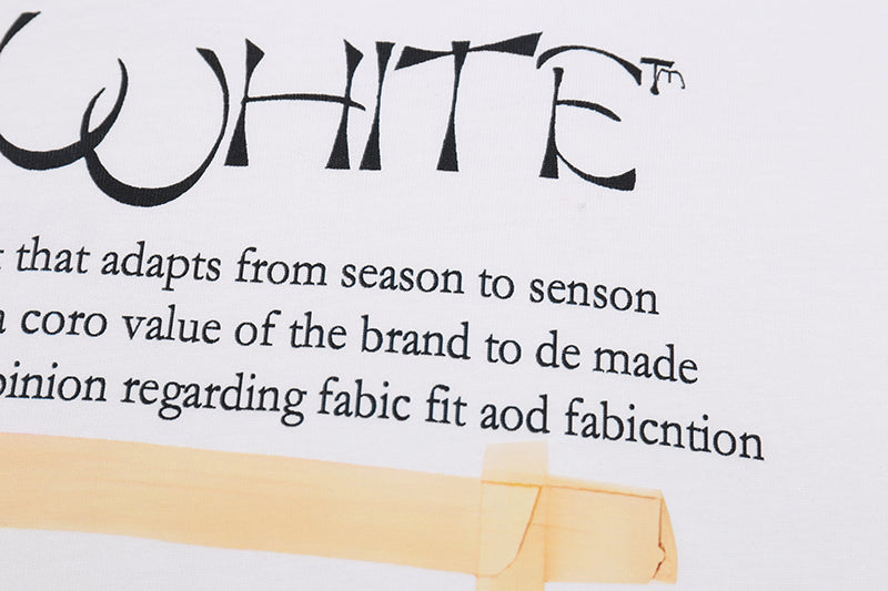 LuxluxHouse Best Quality Clothes Off White T-shirt