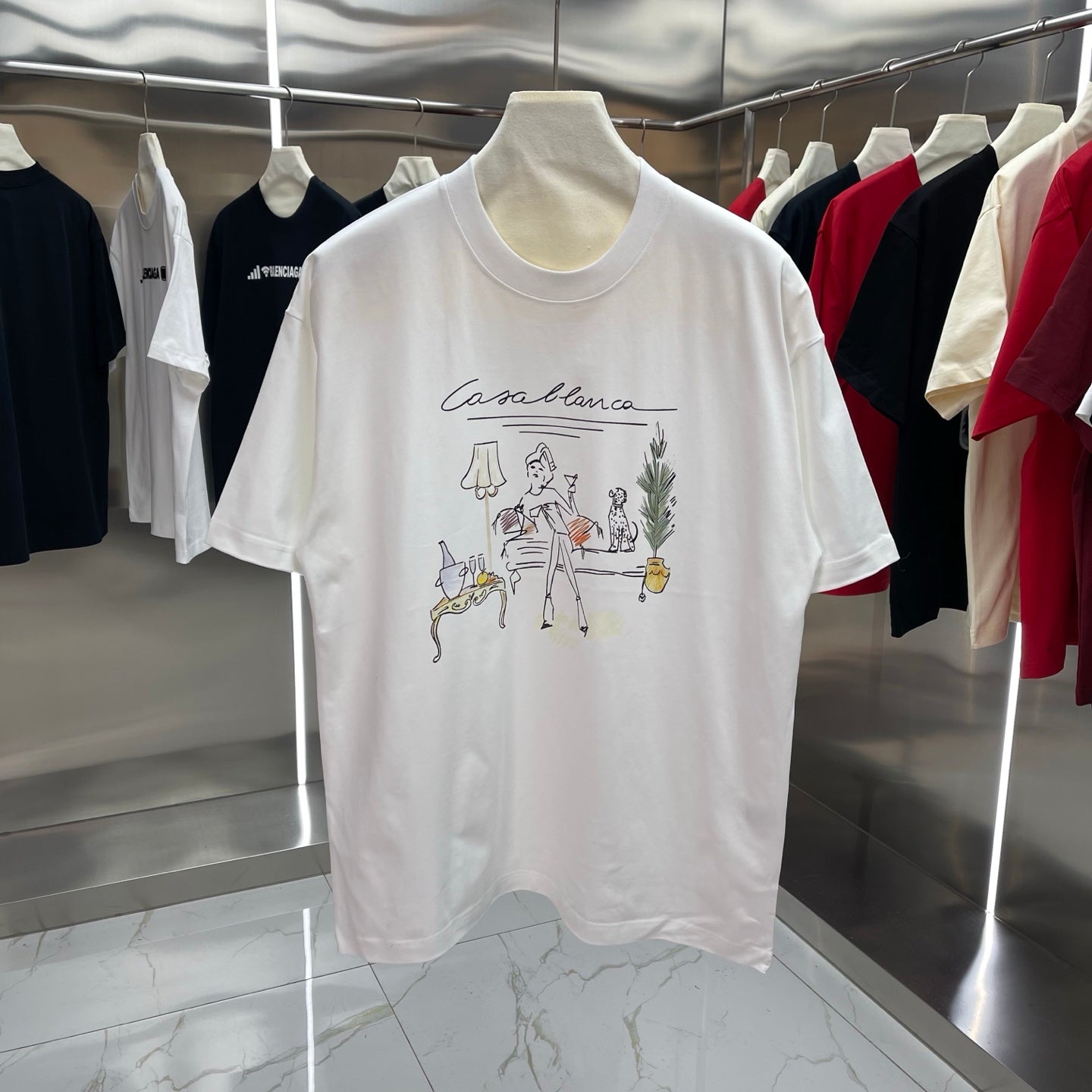 LuxluxHouse Best Quality Clothes Casablanca T-shirt