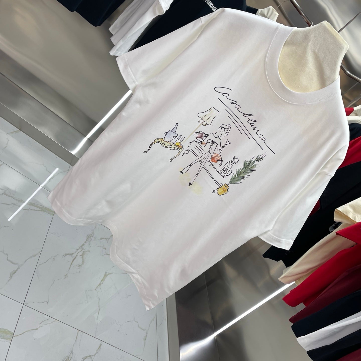 LuxluxHouse Best Quality Clothes Casablanca T-shirt