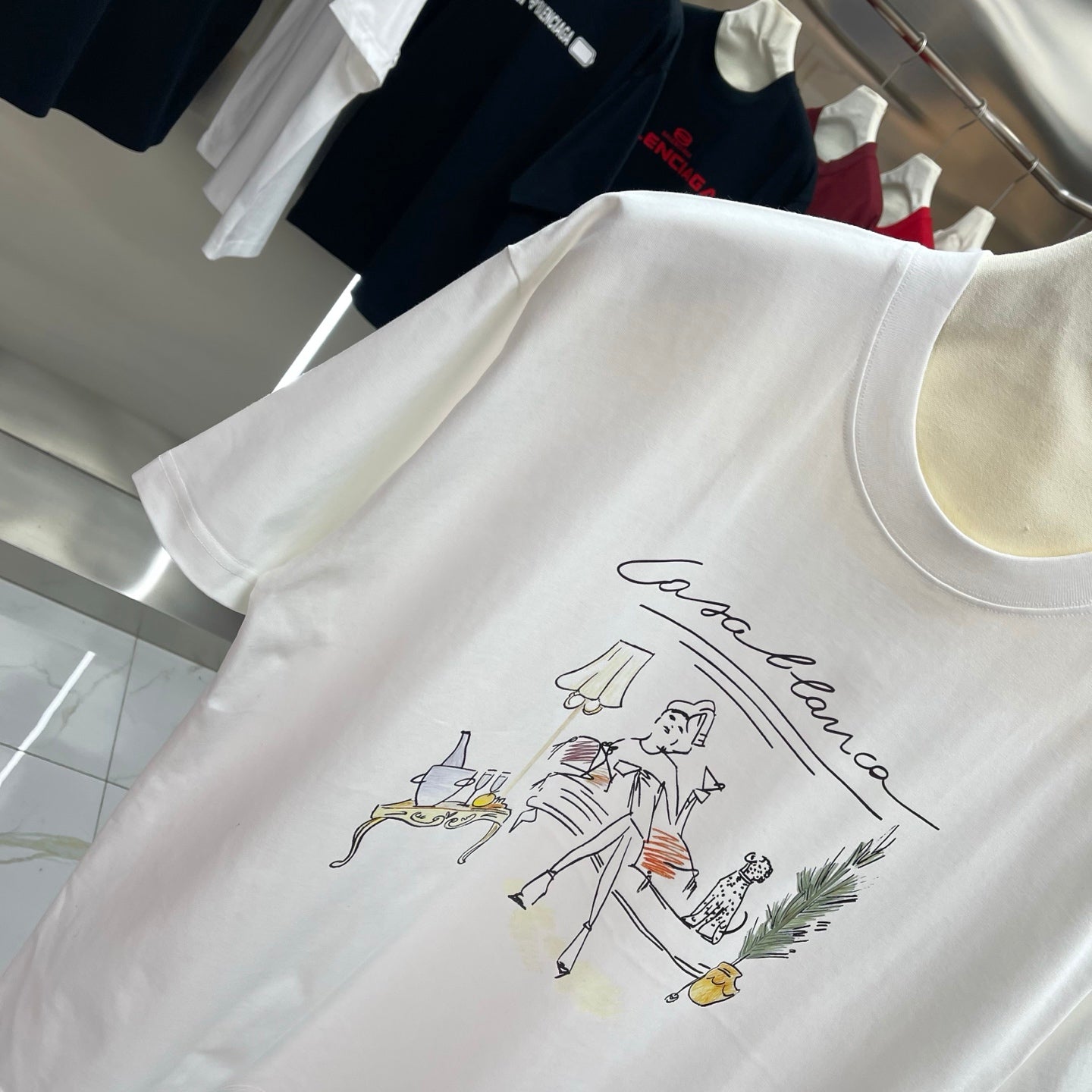 LuxluxHouse Best Quality Clothes Casablanca T-shirt