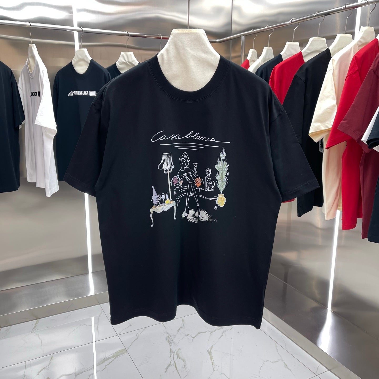 LuxluxHouse Best Quality Clothes Casablanca T-shirt