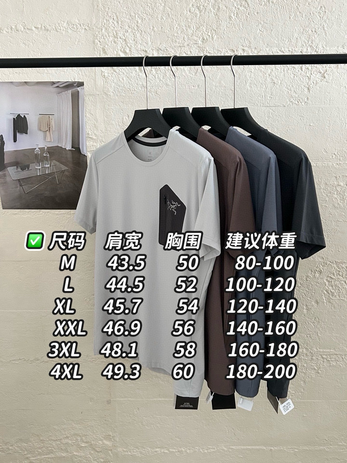 LuxluxHouse Best Quality Clothes T-shirt Arcteryx