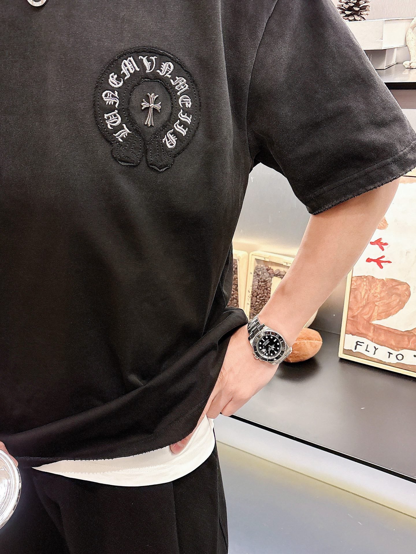 LuxluxHouse Best Quality Clothes Chrome Hearts T-shirt