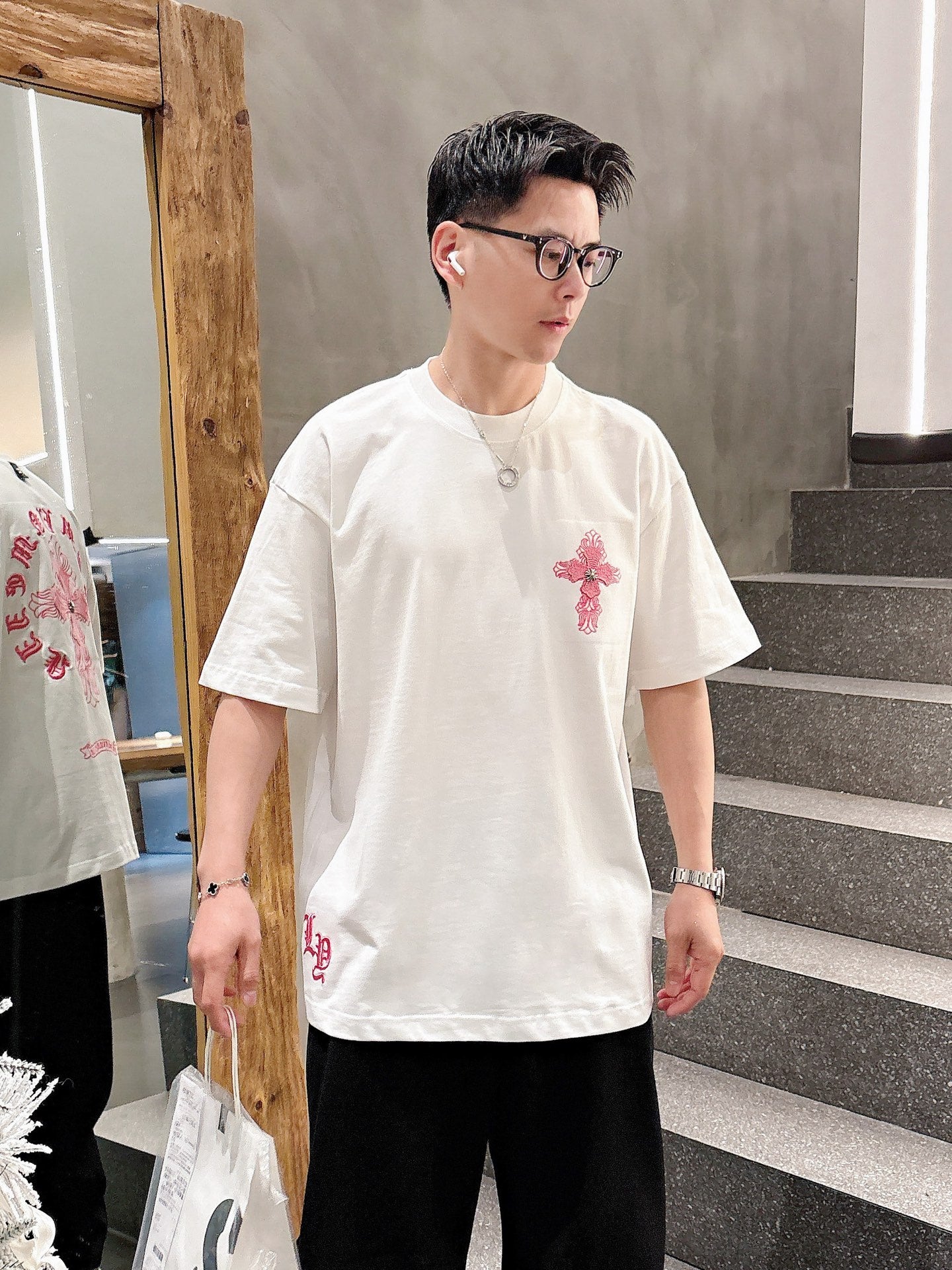 LuxluxHouse Best Quality Clothes Chrome Hearts T-shirt
