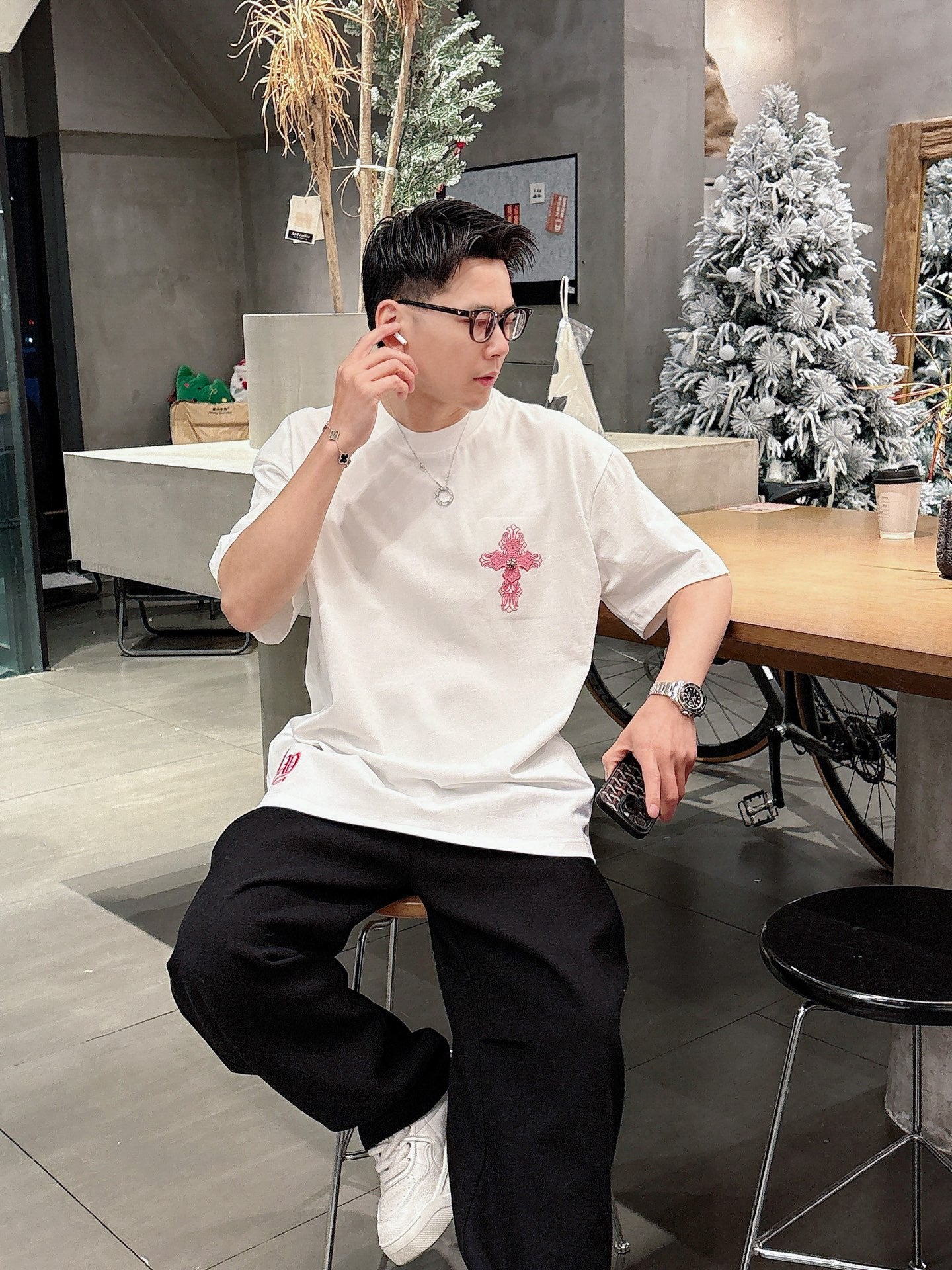 LuxluxHouse Best Quality Clothes Chrome Hearts T-shirt