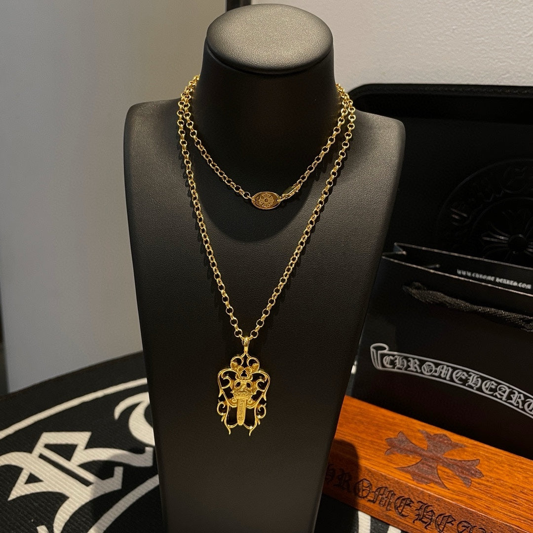 LuxluxHouse Best Quality Accessories Necklace Chrome Hearts