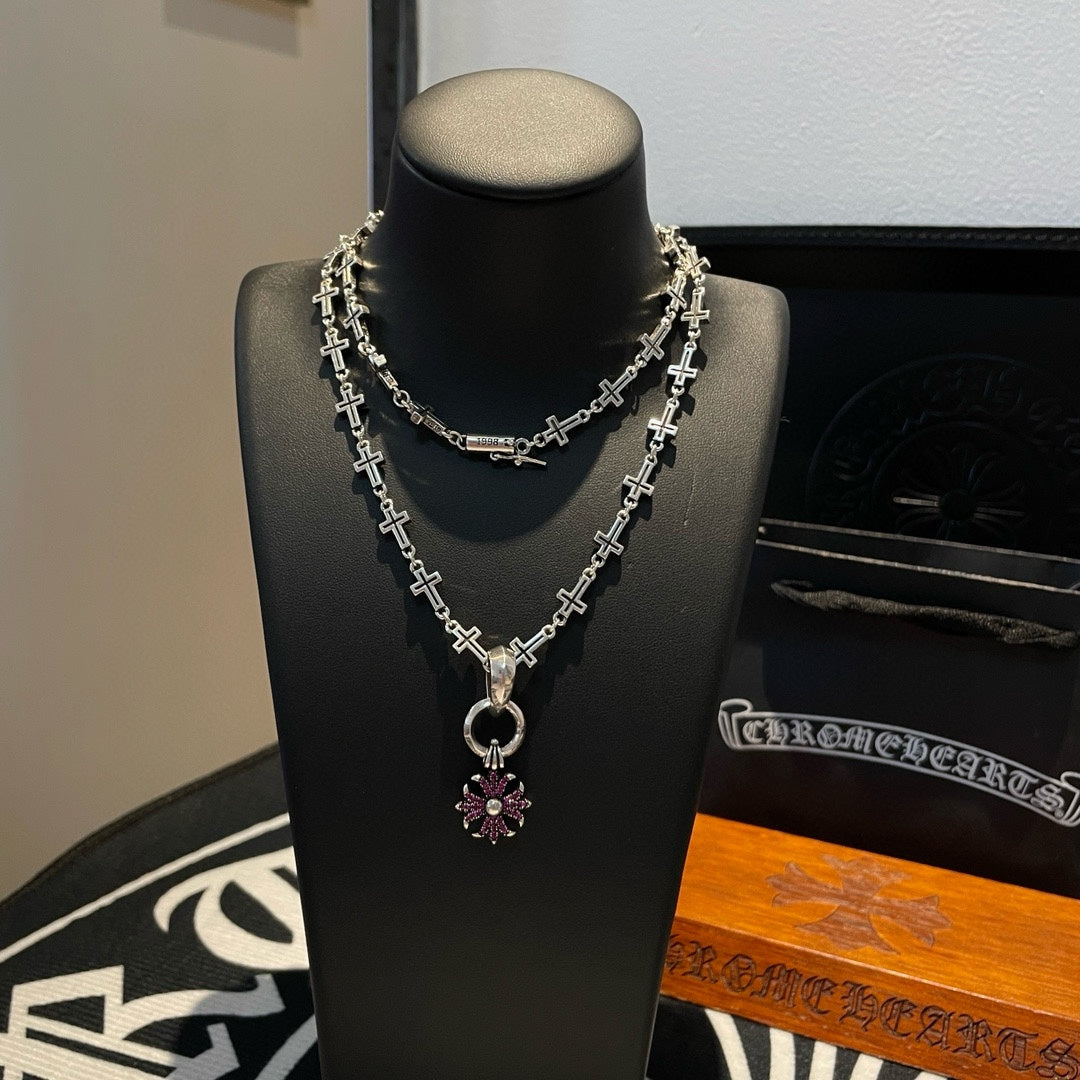 LuxluxHouse Best Quality Accessories Necklace Chrome Hearts