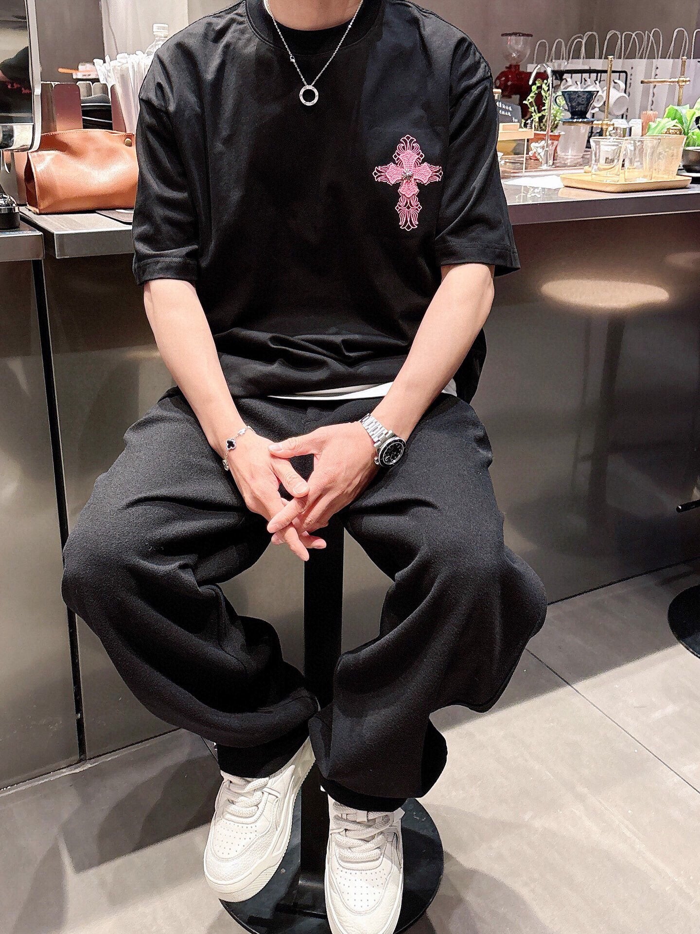 LuxluxHouse Best Quality Clothes Chrome Hearts T-shirt