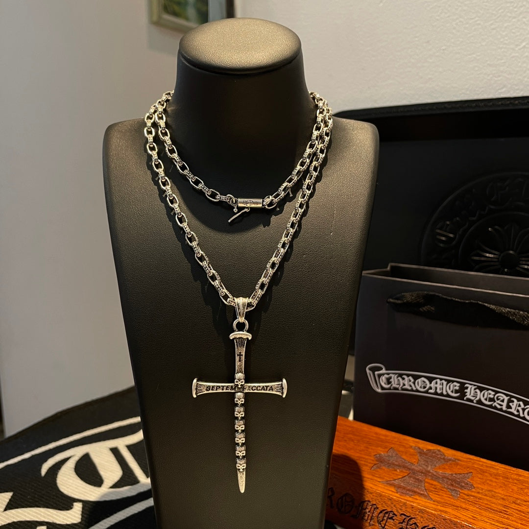 LuxluxHouse Best Quality Accessories Necklace Chrome Hearts