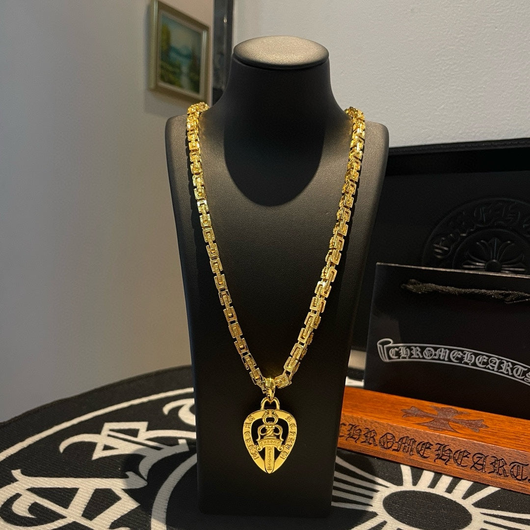 LuxluxHouse Best Quality Accessories Necklace Chrome Hearts