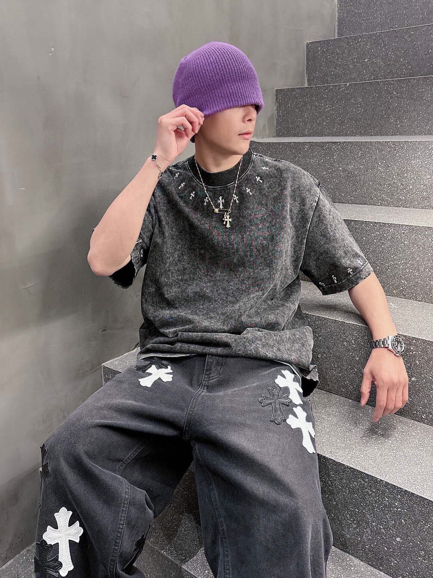 LuxluxHouse Best Quality Clothes Chrome Hearts T-shirt