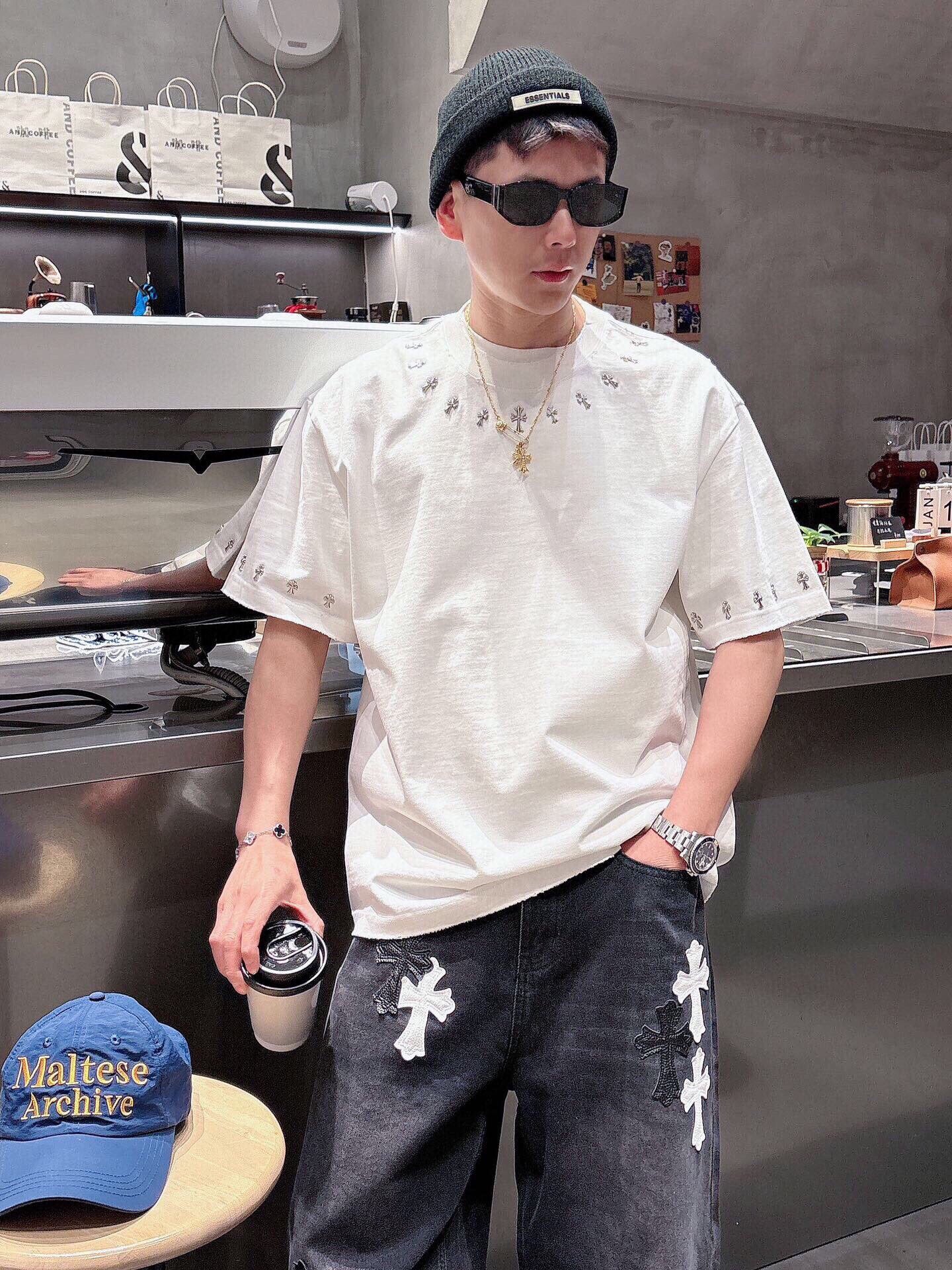 LuxluxHouse Best Quality Clothes Chrome Hearts T-shirt