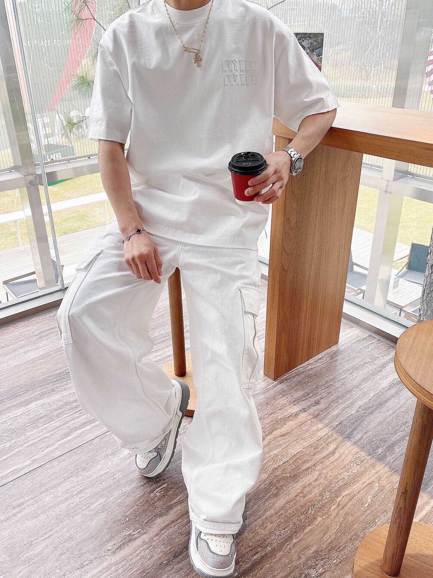 LuxluxHouse Best Quality Clothes Miu Miu T-shirt