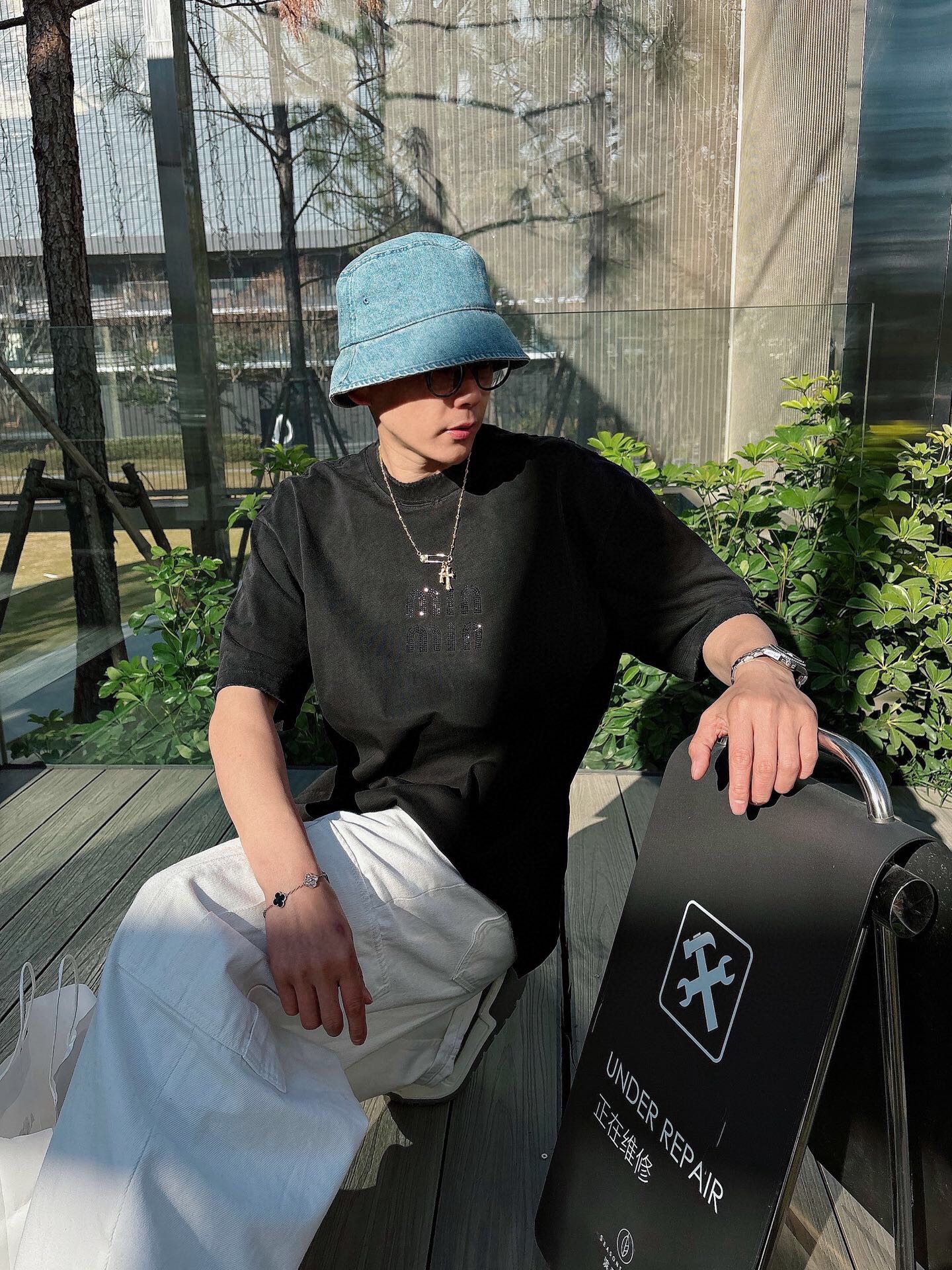 LuxluxHouse Best Quality Clothes Miu Miu T-shirt