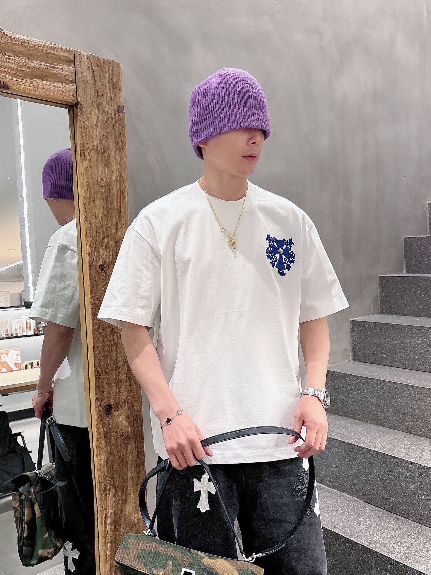 LuxluxHouse Best Quality Clothes Chrome Hearts T-shirt