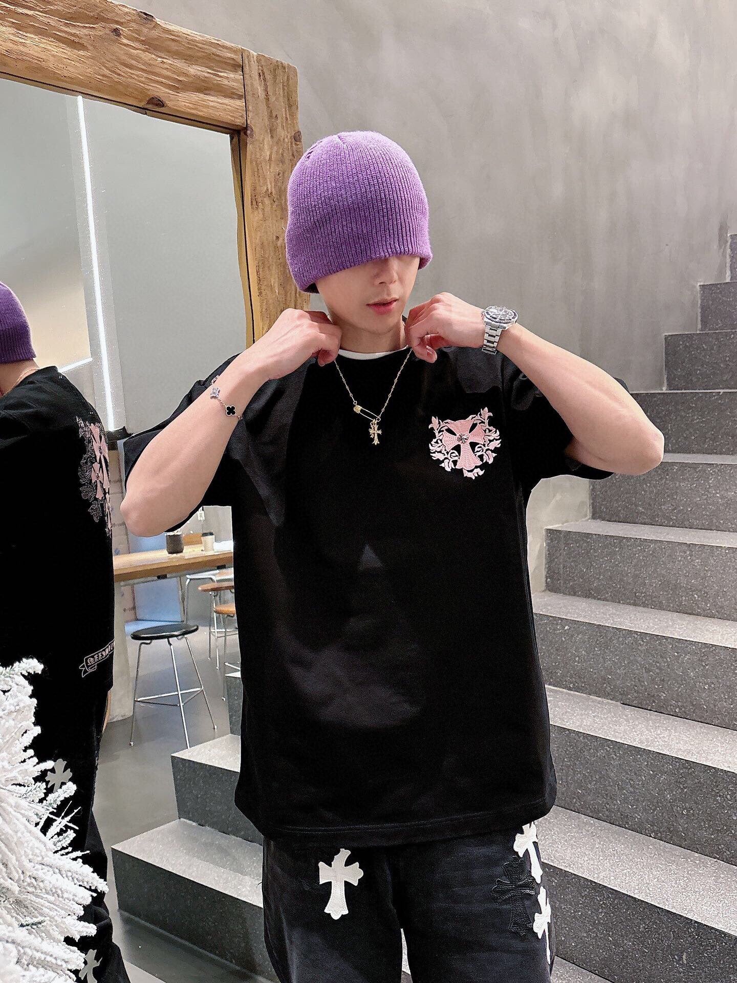 LuxluxHouse Best Quality Clothes Chrome Hearts T-shirt