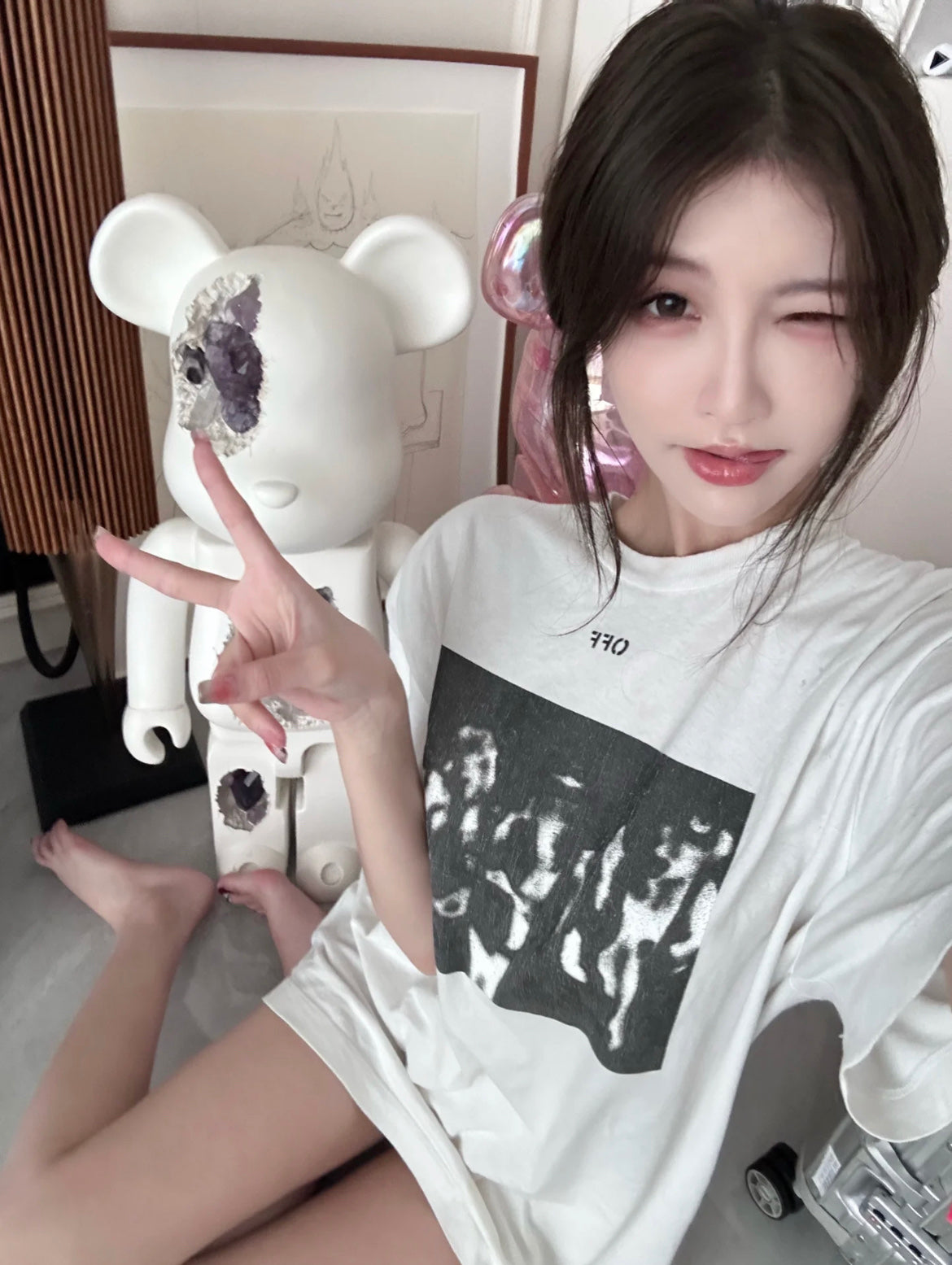 LuxluxHouse Best Quality Clothes Off White T-shirt