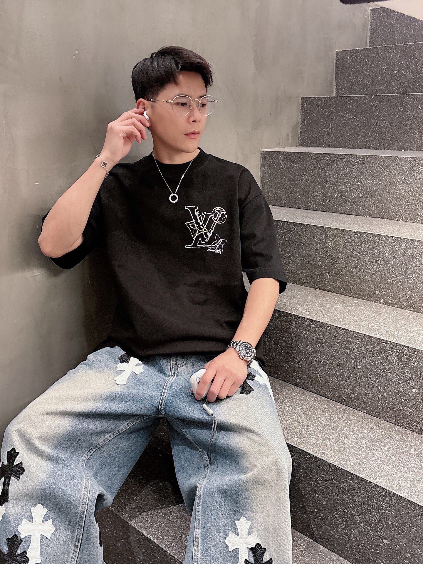 LuxluxHouse Best Quality Clothes T-shirt Louis Vuitton