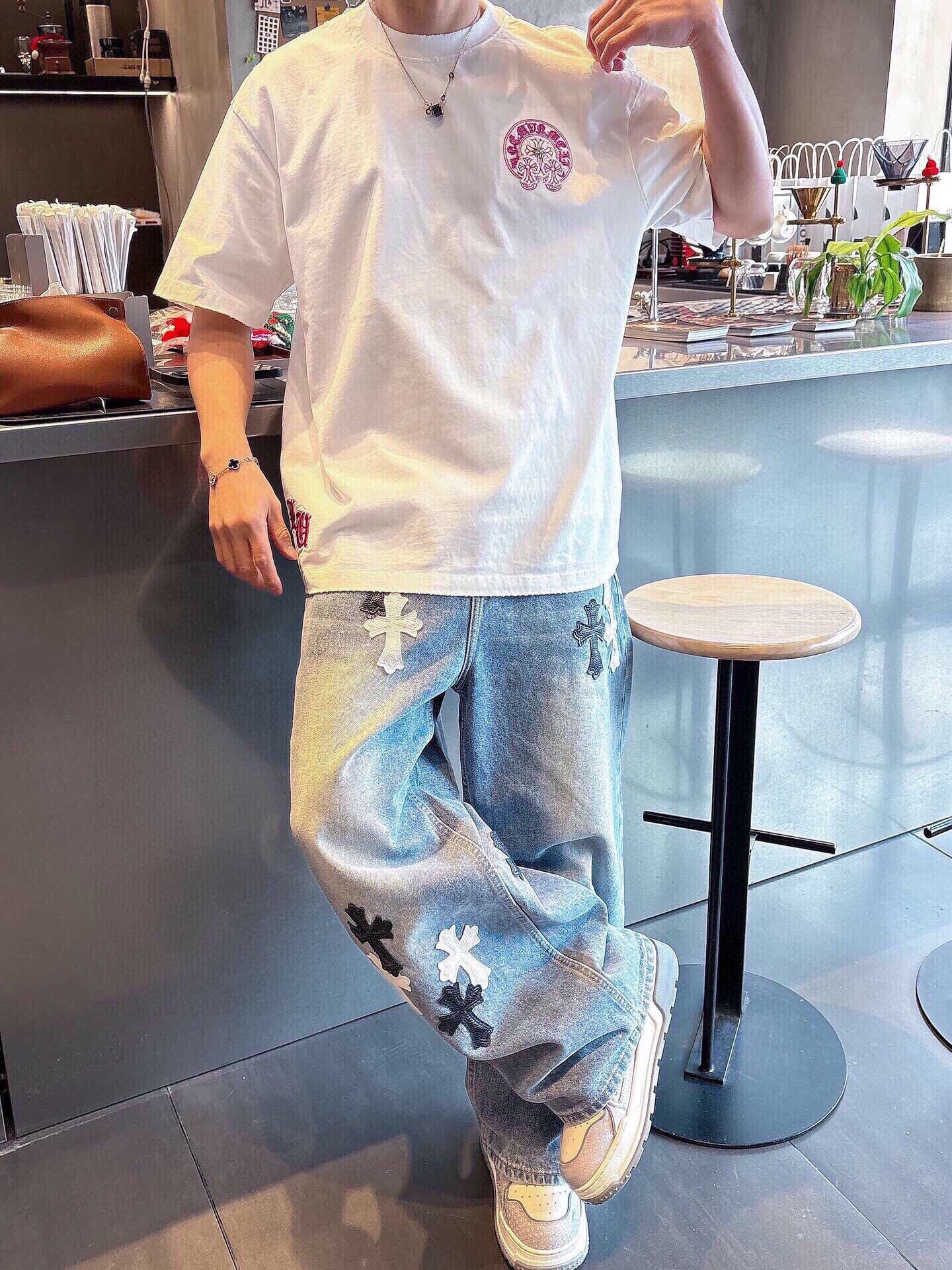 LuxluxHouse Best Quality Clothes Chrome Hearts T-shirt