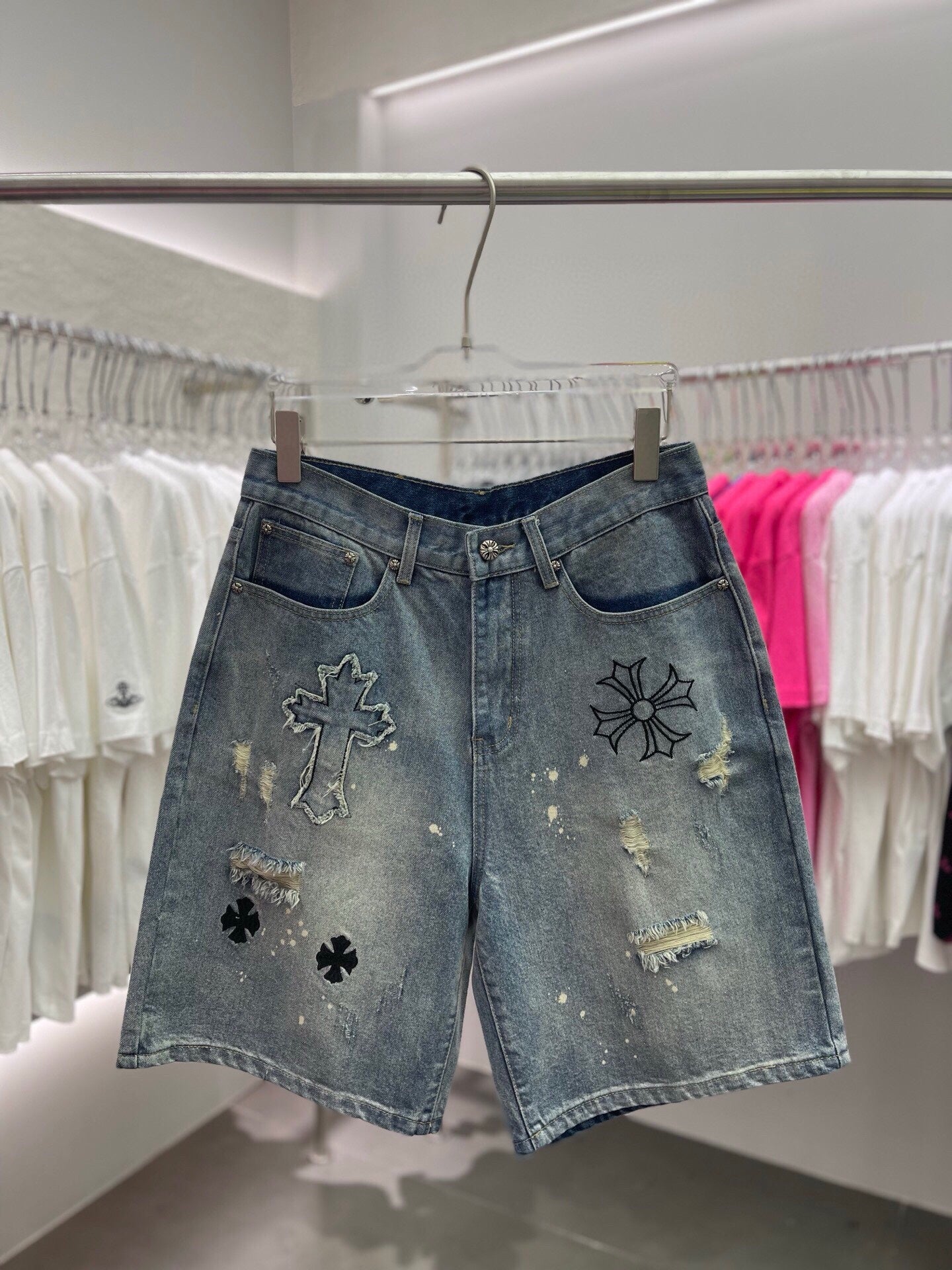 LuxluxHouse Best Quality Clothes Pants Chrome Hearts