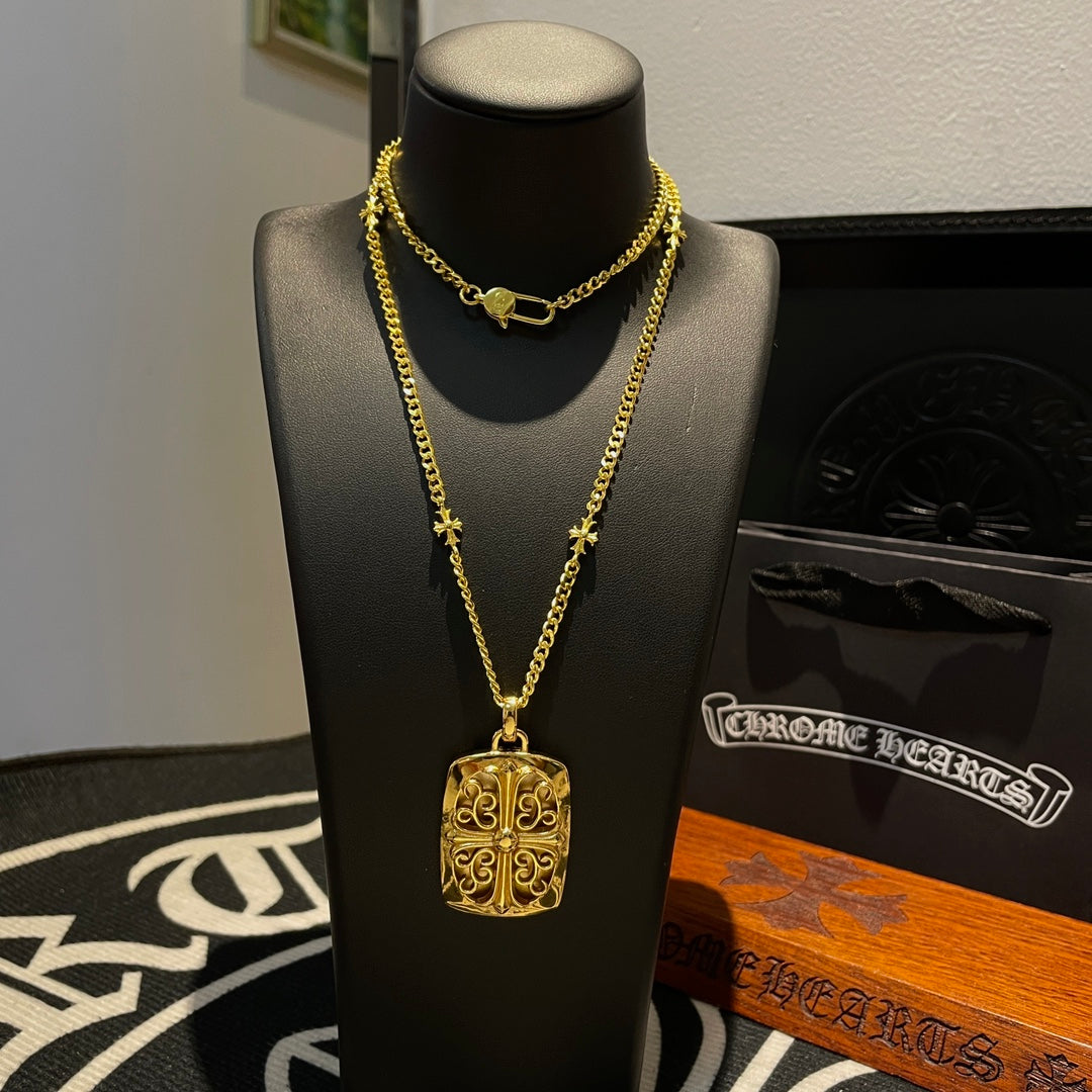 LuxluxHouse Best Quality Accessories Necklace Chrome Hearts