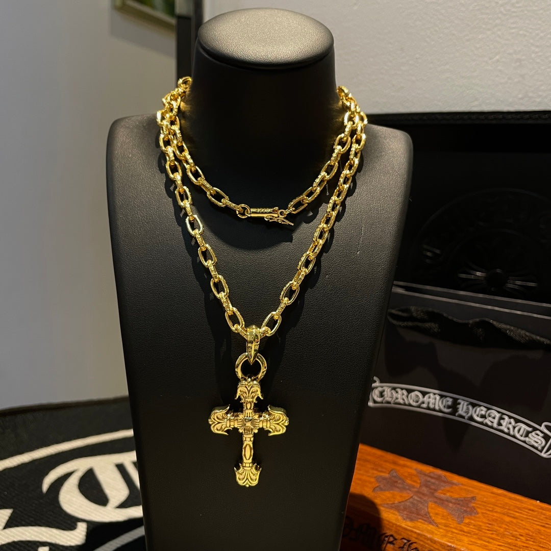 LuxluxHouse Best Quality Accessories Necklace Chrome Hearts