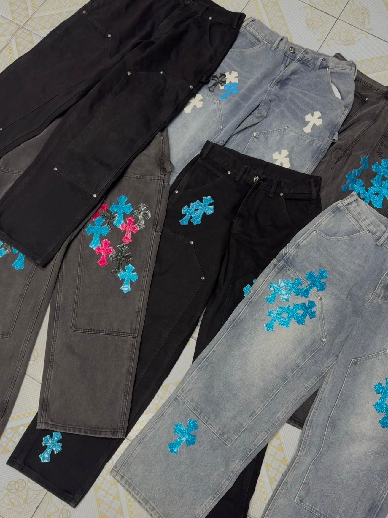 LuxluxHouse Best Quality Clothes Pants Chrome Hearts