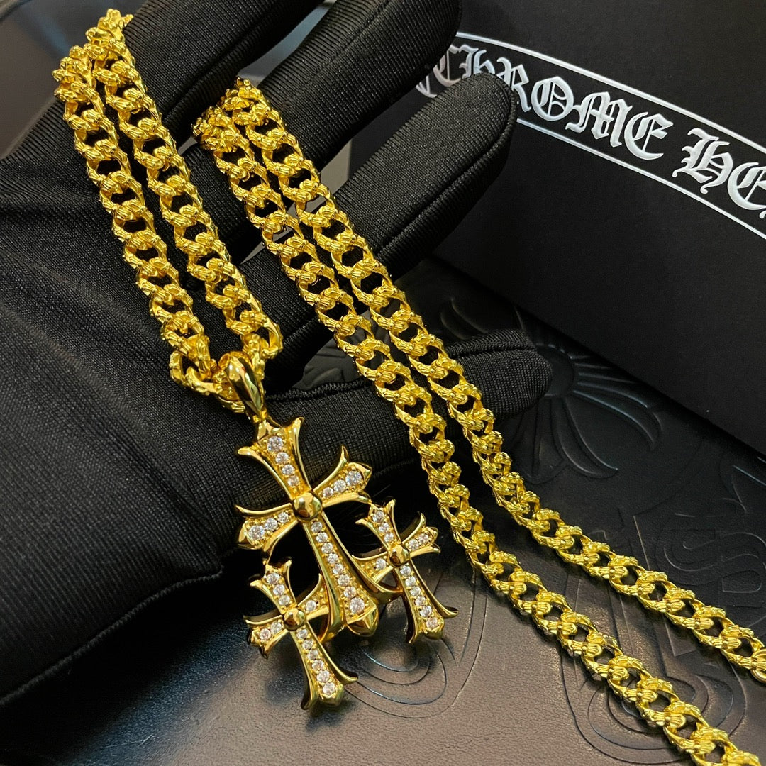 LuxluxHouse Best Quality Accessories Necklace Chrome Hearts