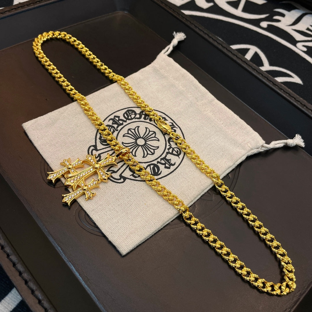 LuxluxHouse Best Quality Accessories Necklace Chrome Hearts