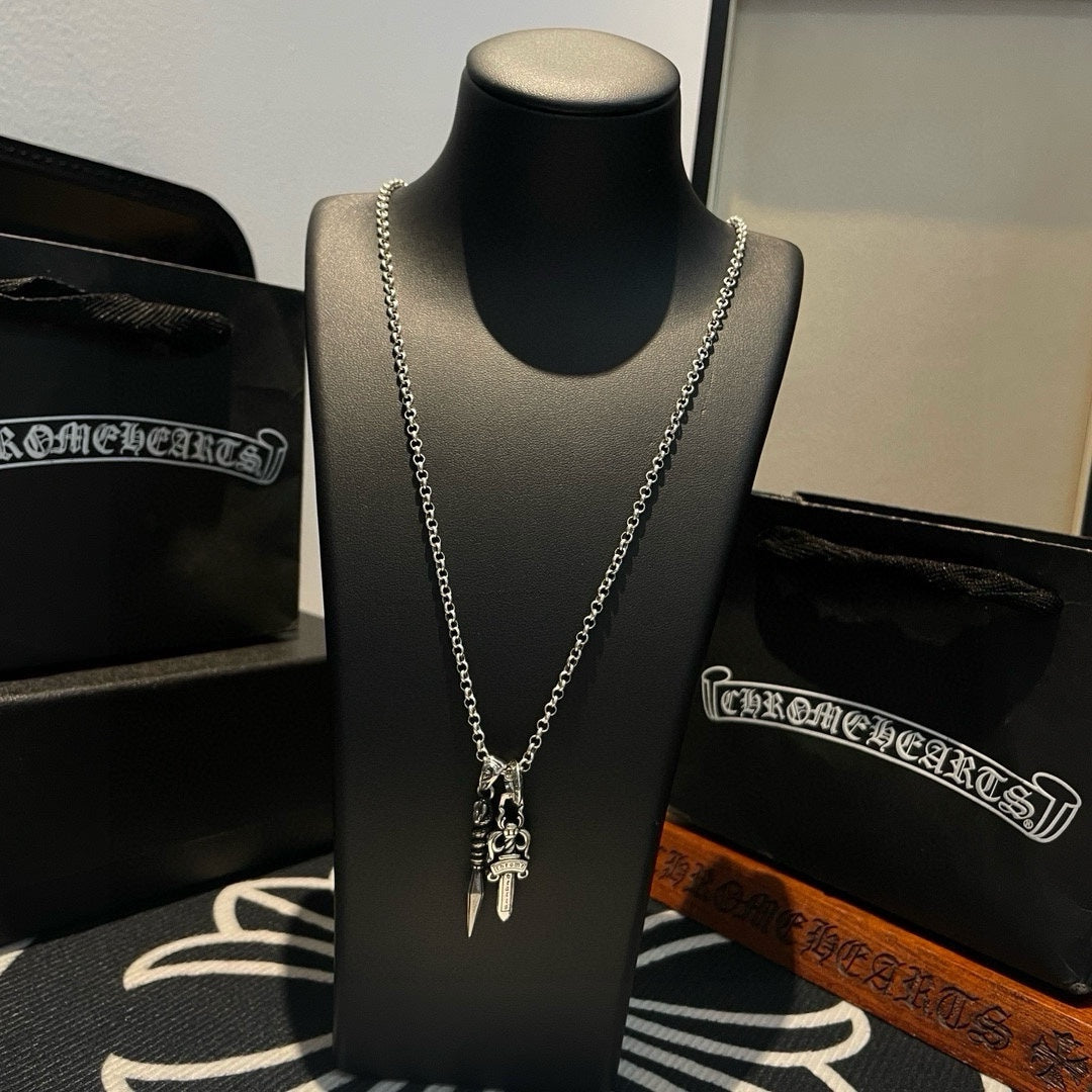 LuxluxHouse Best Quality Accessories Necklace Chrome Hearts