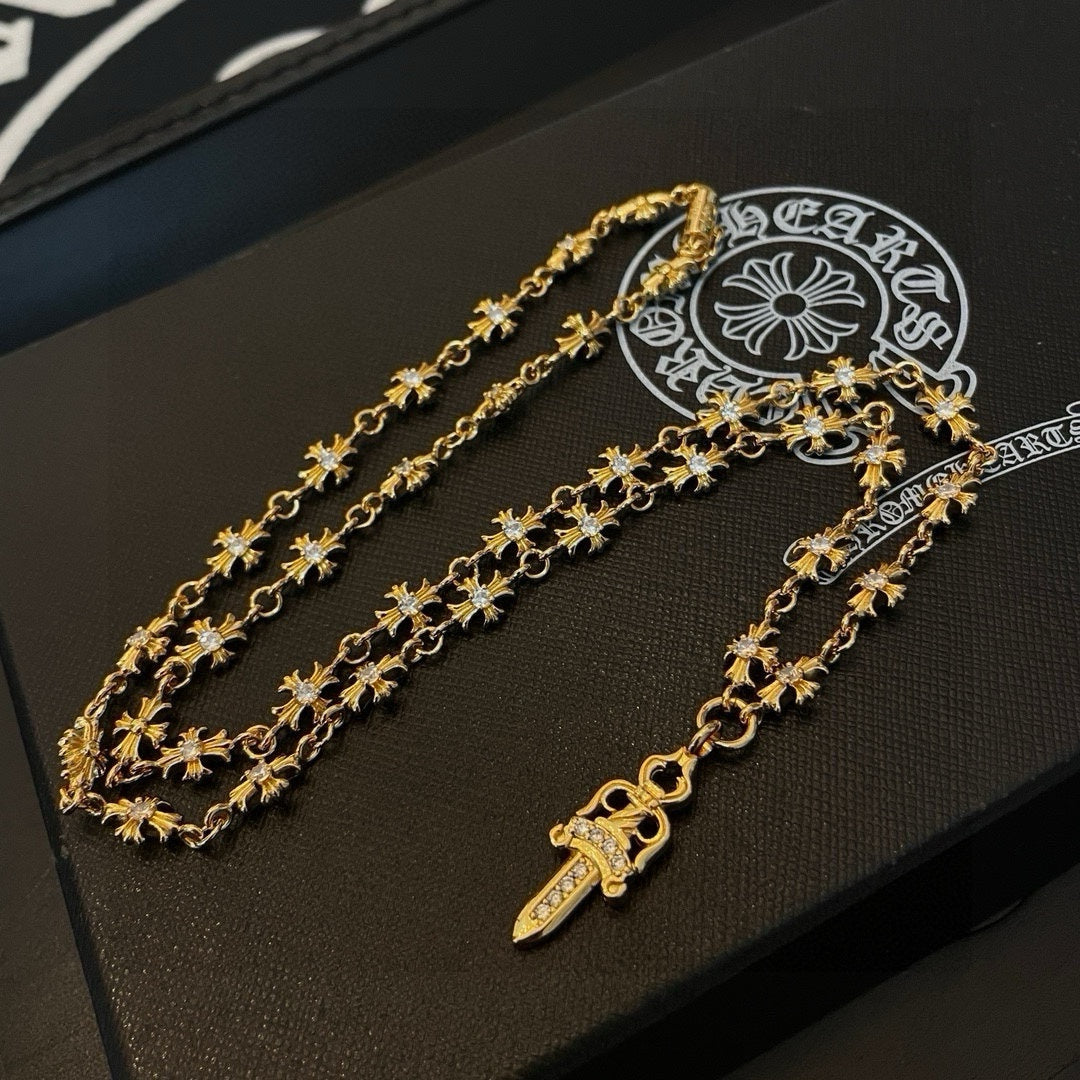 LuxluxHouse Best Quality Accessories Necklace Chrome Hearts