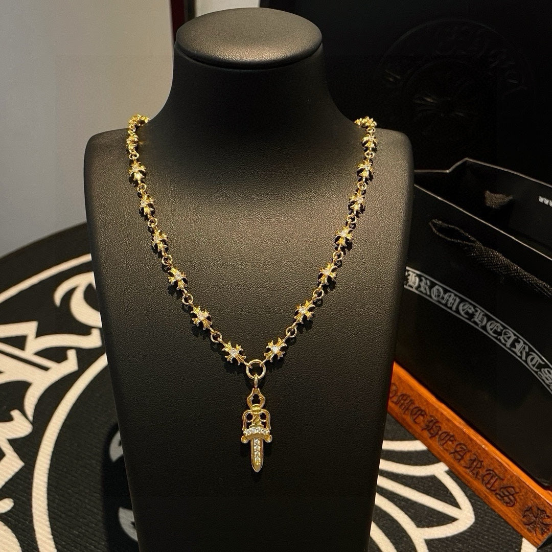 LuxluxHouse Best Quality Accessories Necklace Chrome Hearts