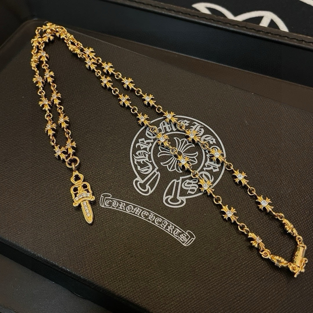 LuxluxHouse Best Quality Accessories Necklace Chrome Hearts
