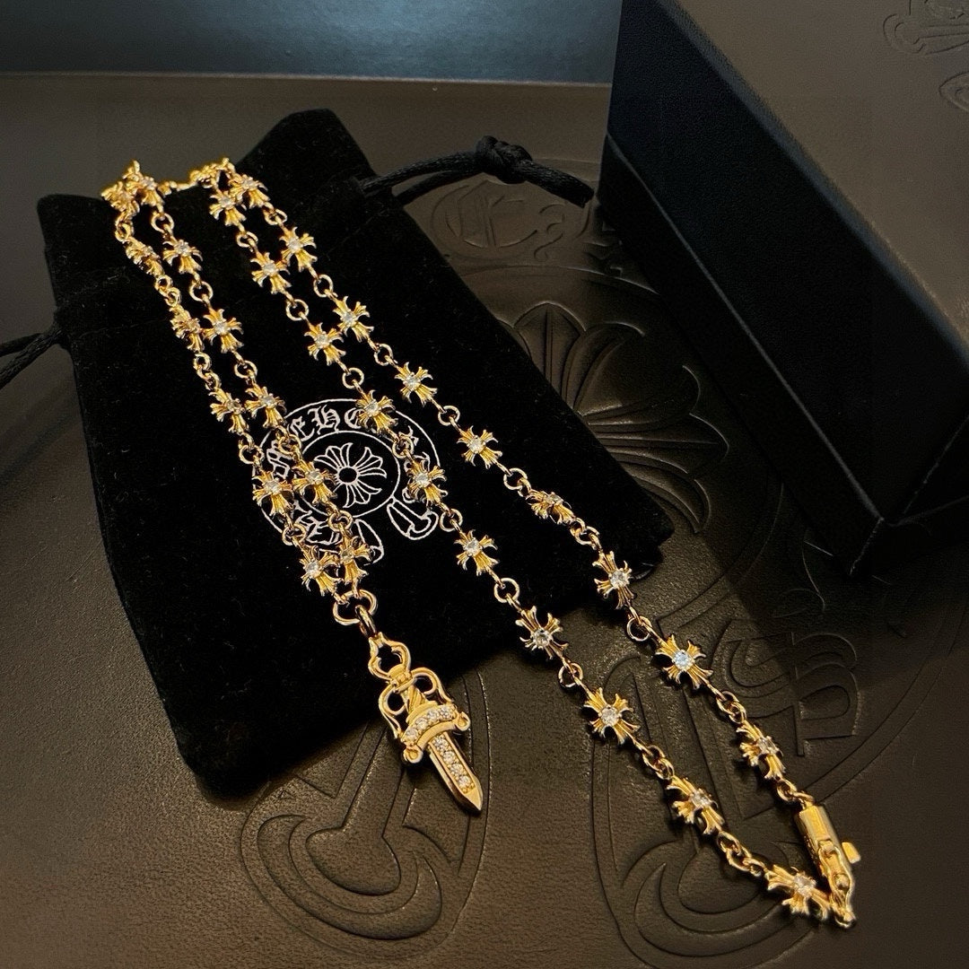 LuxluxHouse Best Quality Accessories Necklace Chrome Hearts