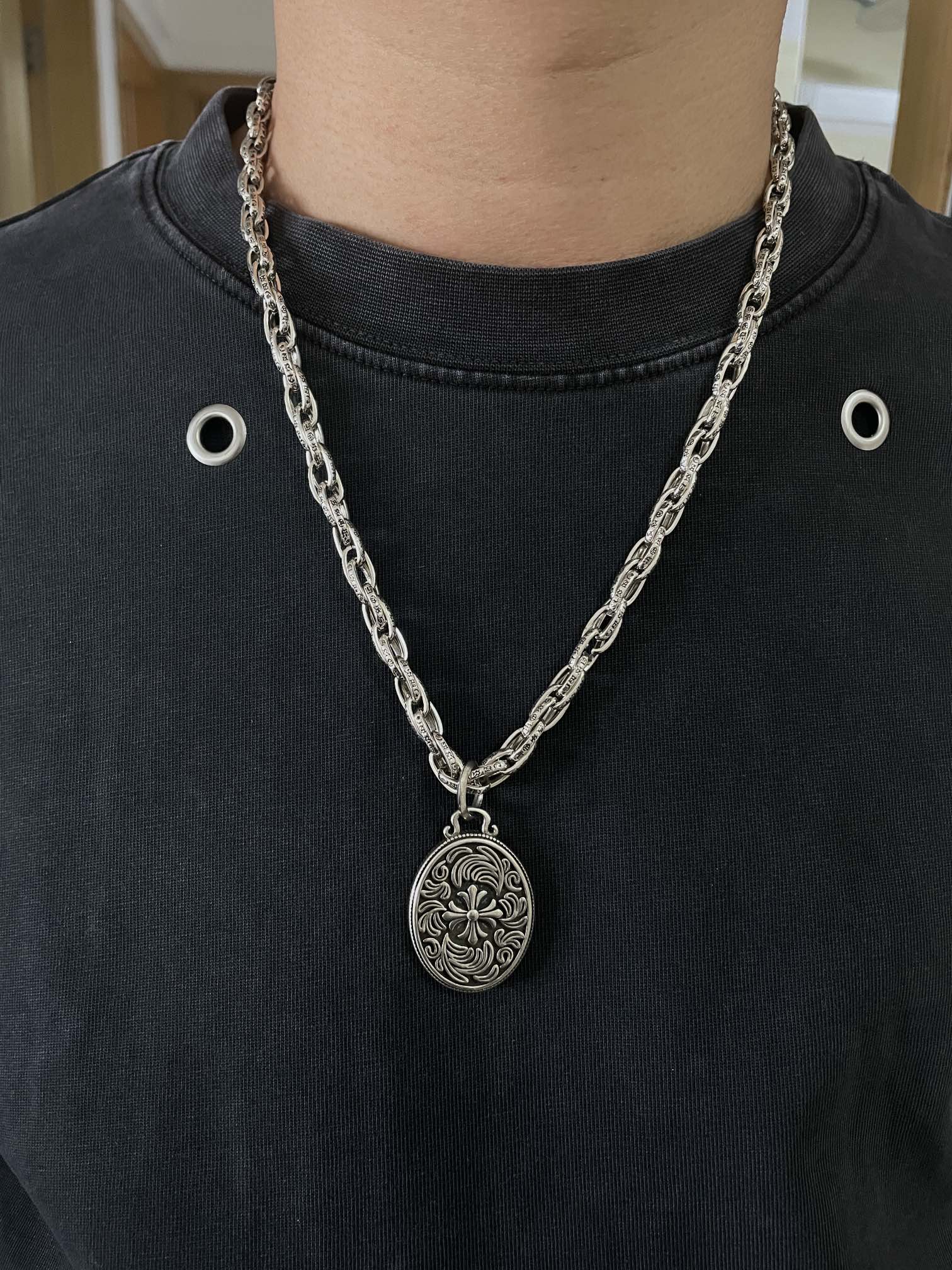 LuxluxHouse Best Quality Accessories Necklace Chrome Hearts