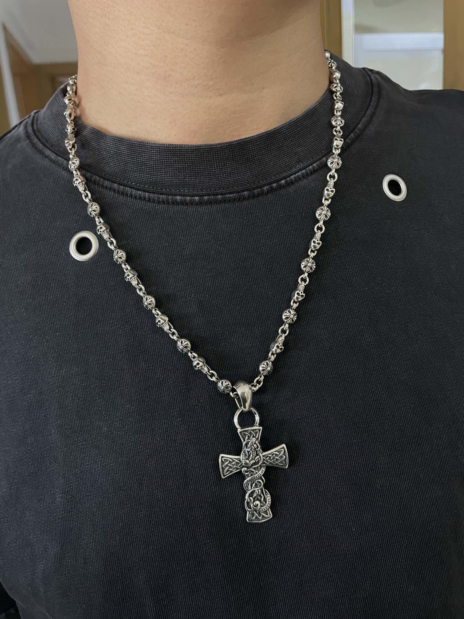 LuxluxHouse Best Quality Accessories Necklace Chrome Hearts