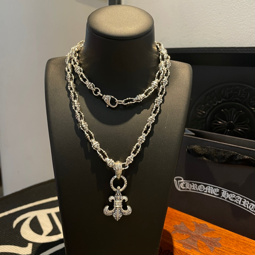 LuxluxHouse Best Quality Accessories Necklace Chrome Hearts