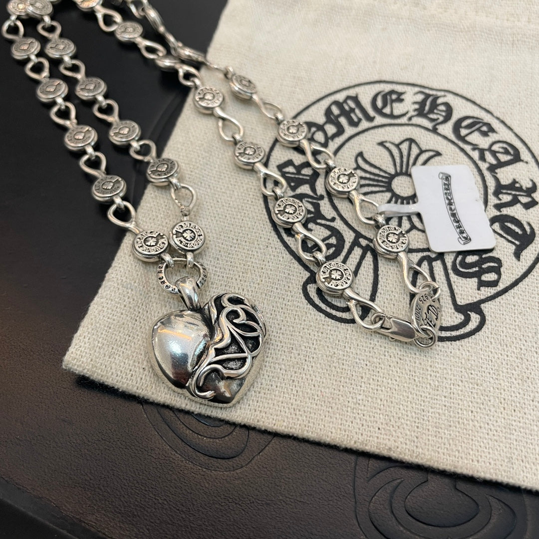 LuxluxHouse Best Quality Accessories Necklace Chrome Hearts