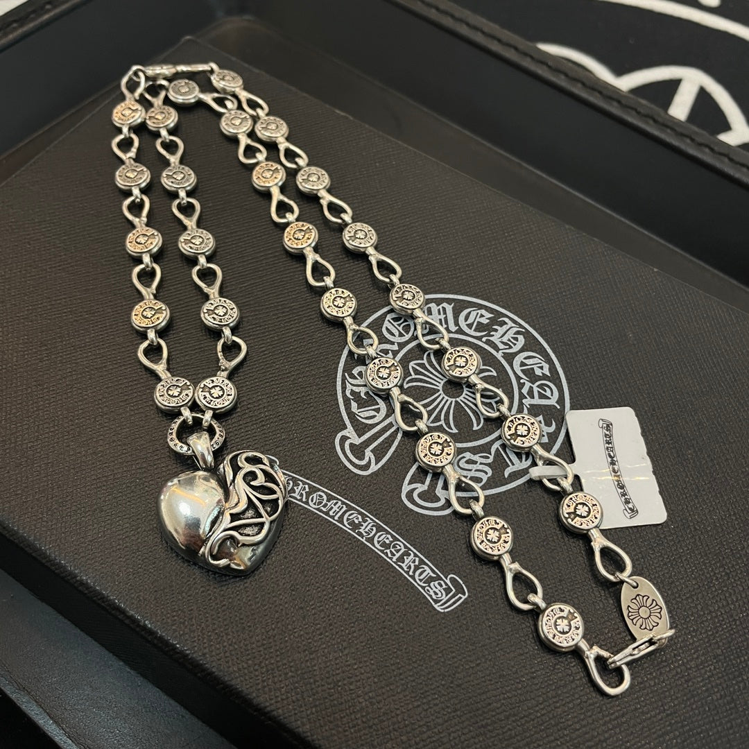 LuxluxHouse Best Quality Accessories Necklace Chrome Hearts