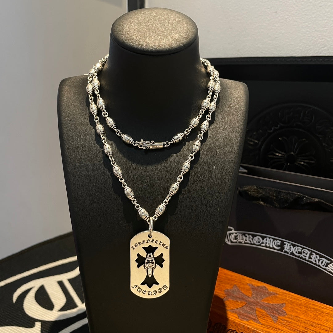 LuxluxHouse Best Quality Accessories Necklace Chrome Hearts