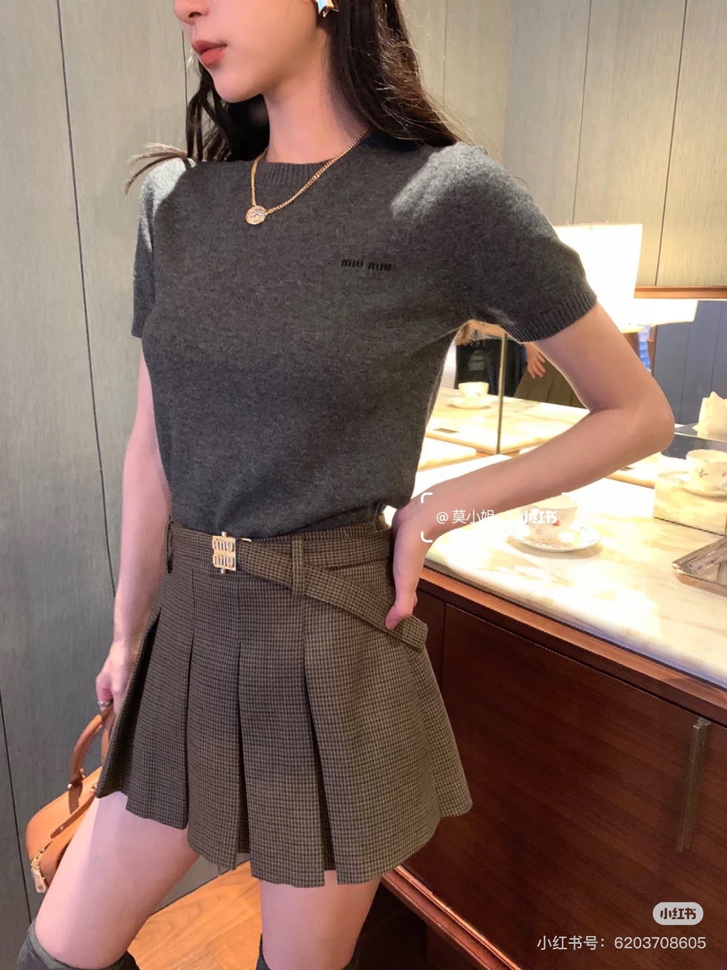 LuxluxHouse Best Quality Clothes Miu Miu T-shirt