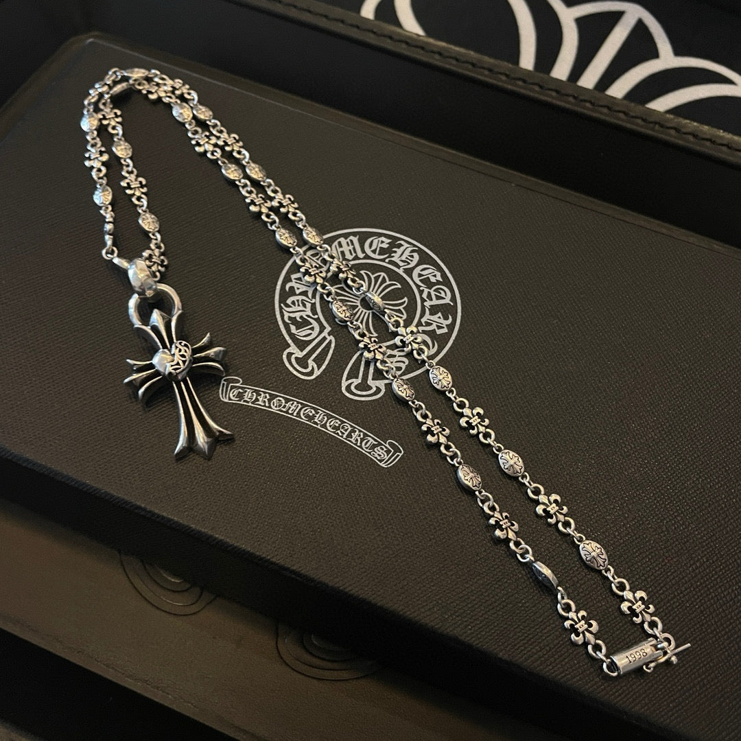 LuxluxHouse Best Quality Accessories Necklace Chrome Hearts