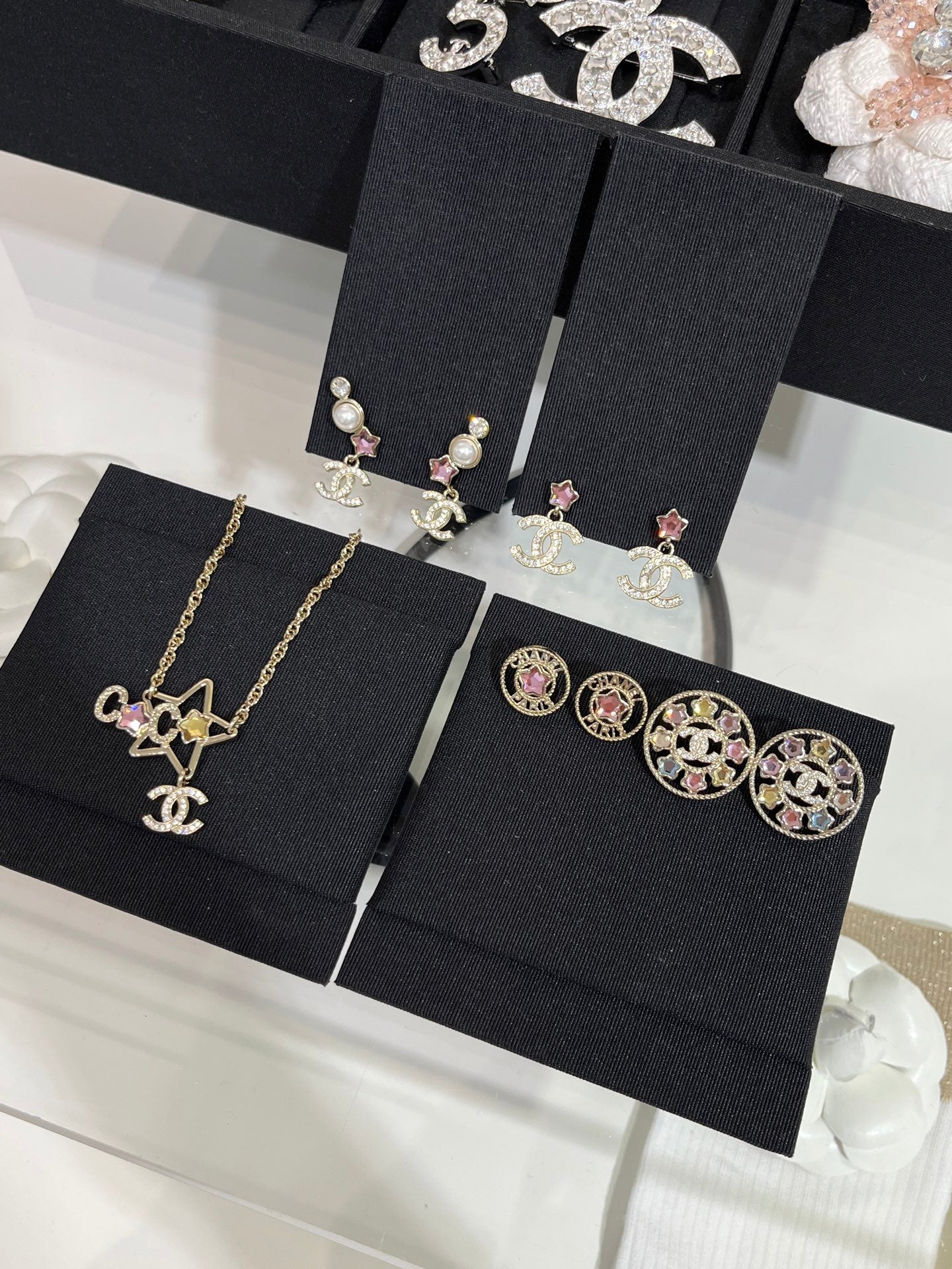 LuxluxHouse Best Quality Accessories Necklace Chanel Earrings