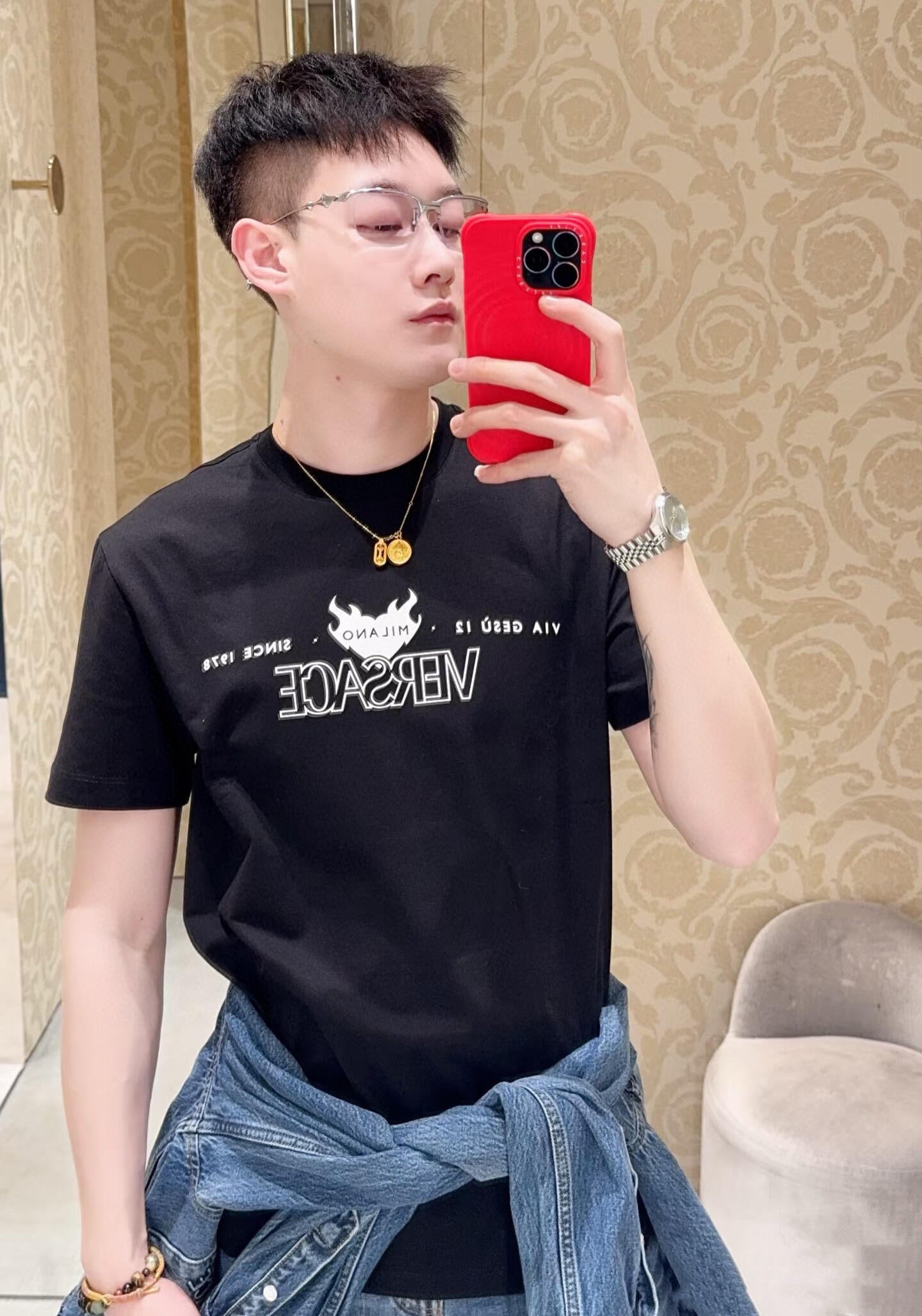 LuxluxHouse Best Quality Clothes Versace T-shirt