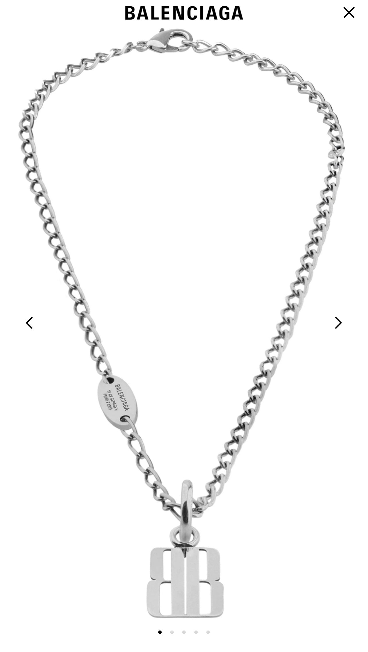 LuxluxHouse Best Quality Accessories Necklace Balenciaga