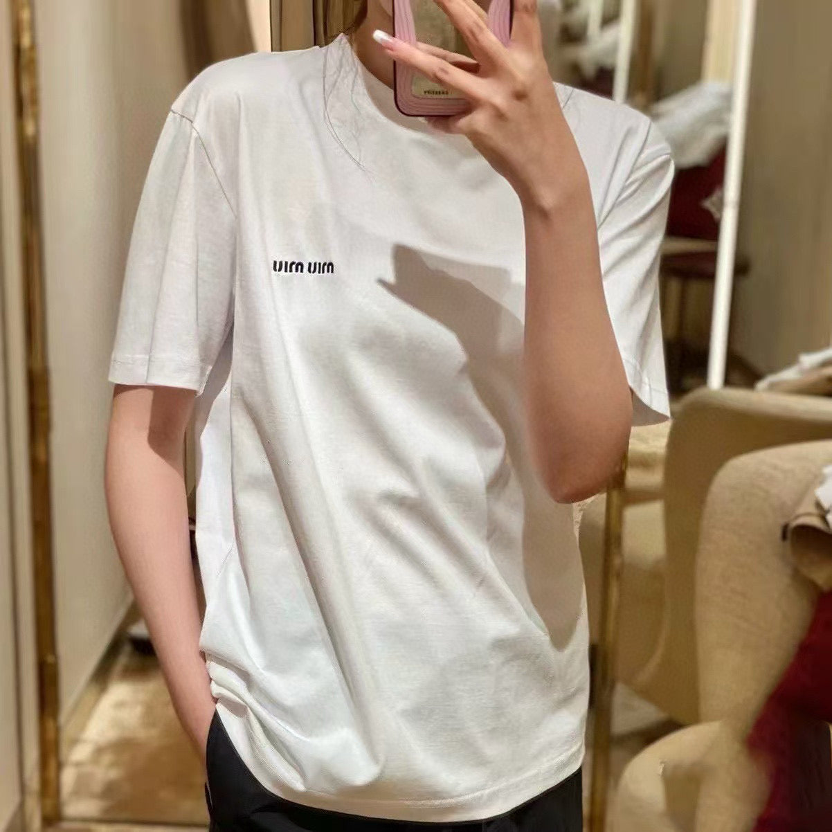 LuxluxHouse Best Quality Clothes Miu Miu T-shirt