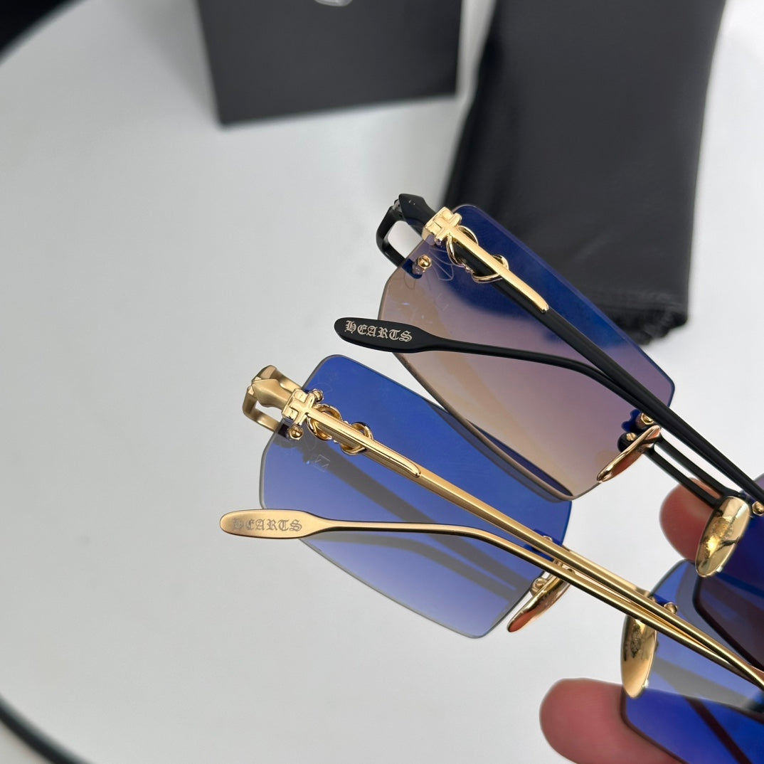 LuxluxHouse Best Quality Glasses Chrome Hearts