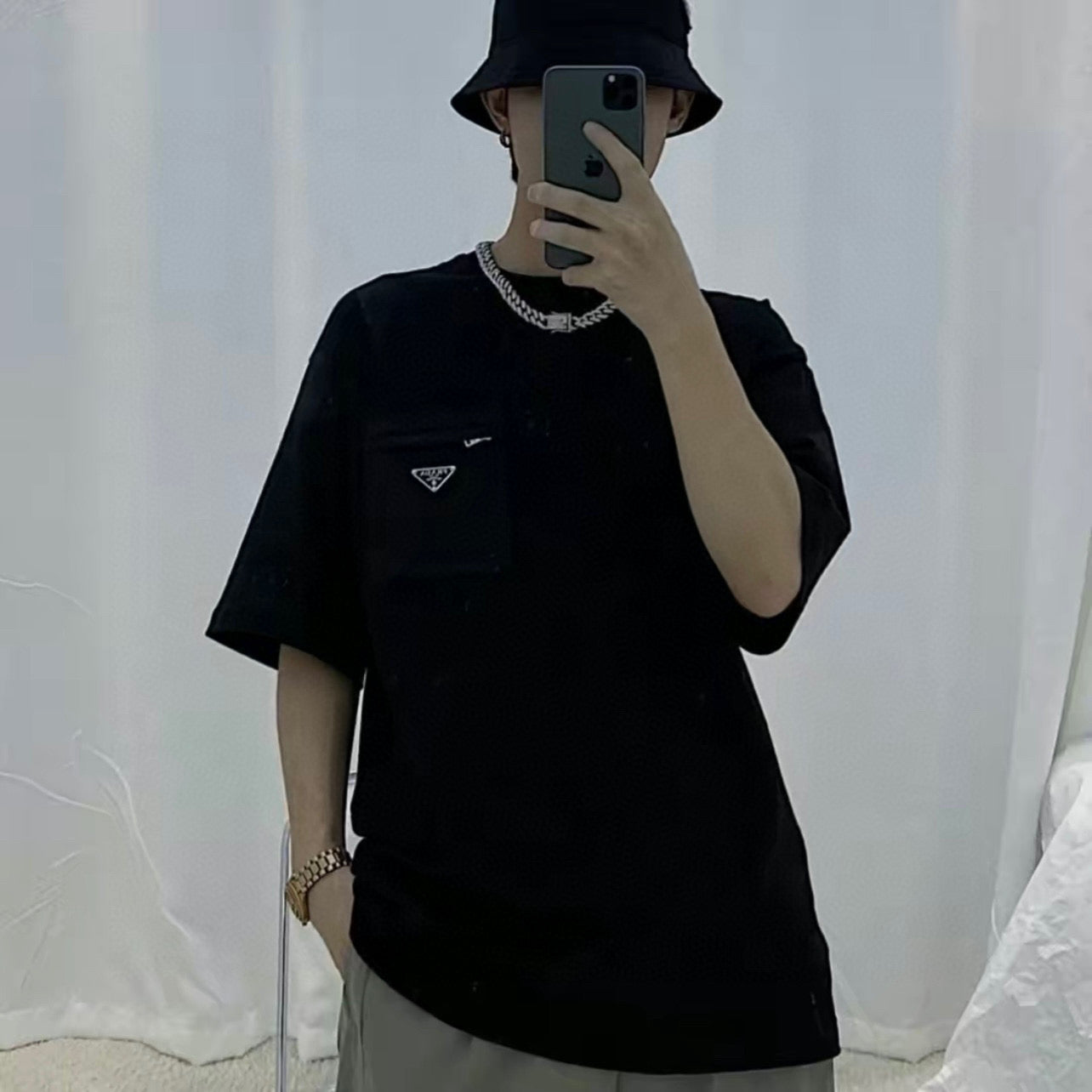 LuxluxHouse Best Quality Clothes T-shirt Prada